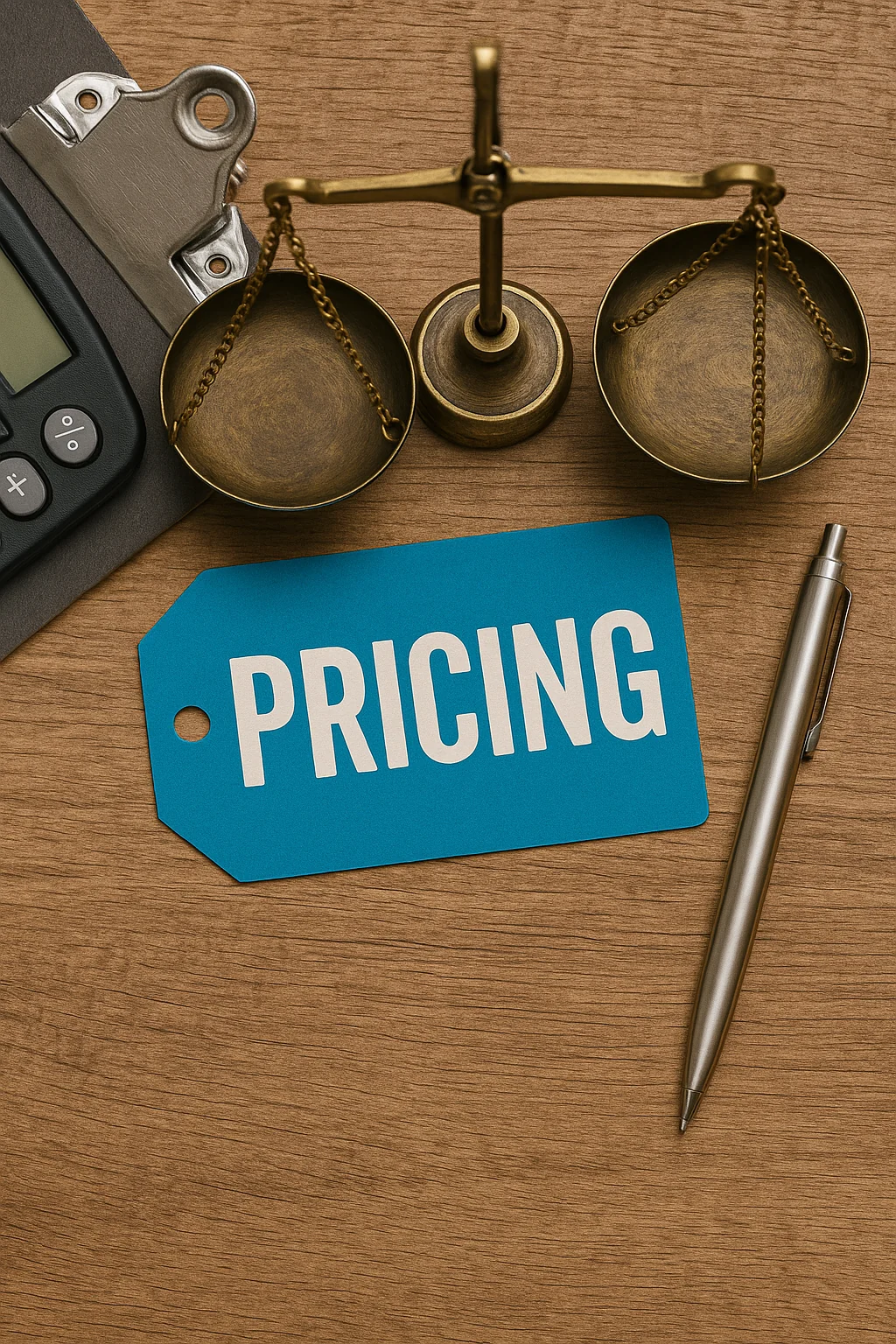 Represents fairness, transparency, and balanced pricing